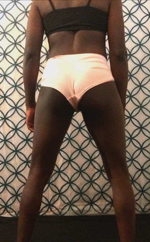 ass ass shaking black booty bouncing crossdressing femboy gay sissy tease clip