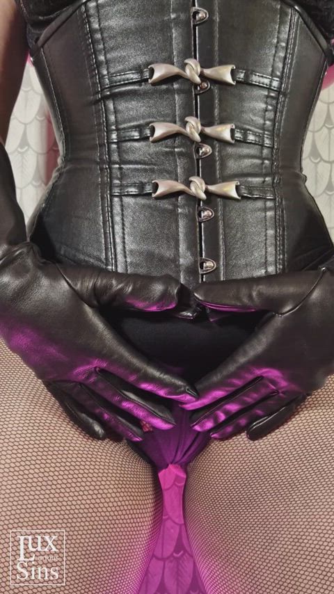 corset domina dominant domination dominatrix femdom leather clip