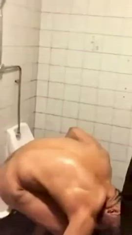 big dick gay husband locker room shower clip