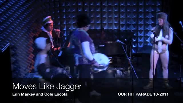 OUR HIT PARADE - Moves Like Jagger - Erin Markey and Cole Escola - Maroon 5 Cover