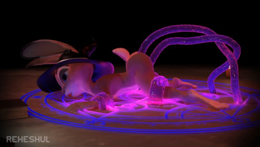 Witch Judy got tentacled