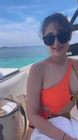 Dhvani Bhanushali in bikini