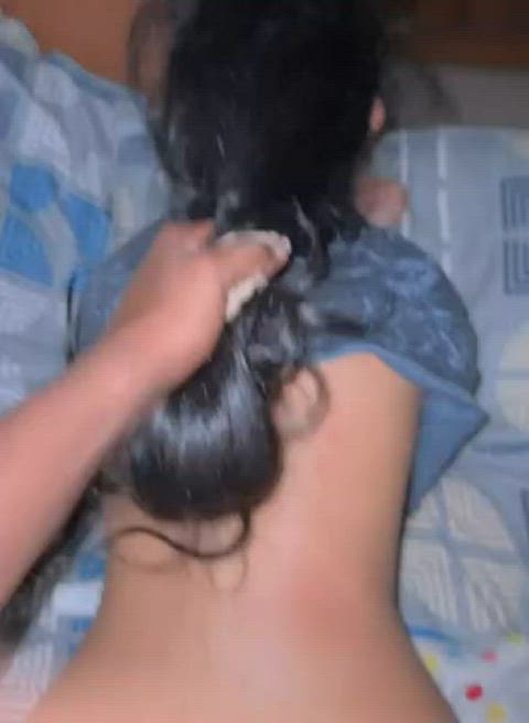 arab doggystyle hair pulling clip