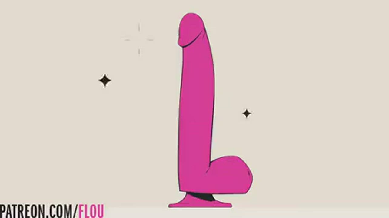 Animation Dildo Orgasm clip