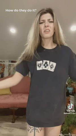 Blonde Dancing Girls Teen TikTok clip