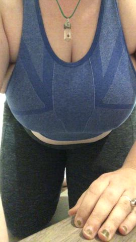they barely fit in my sports bra...
