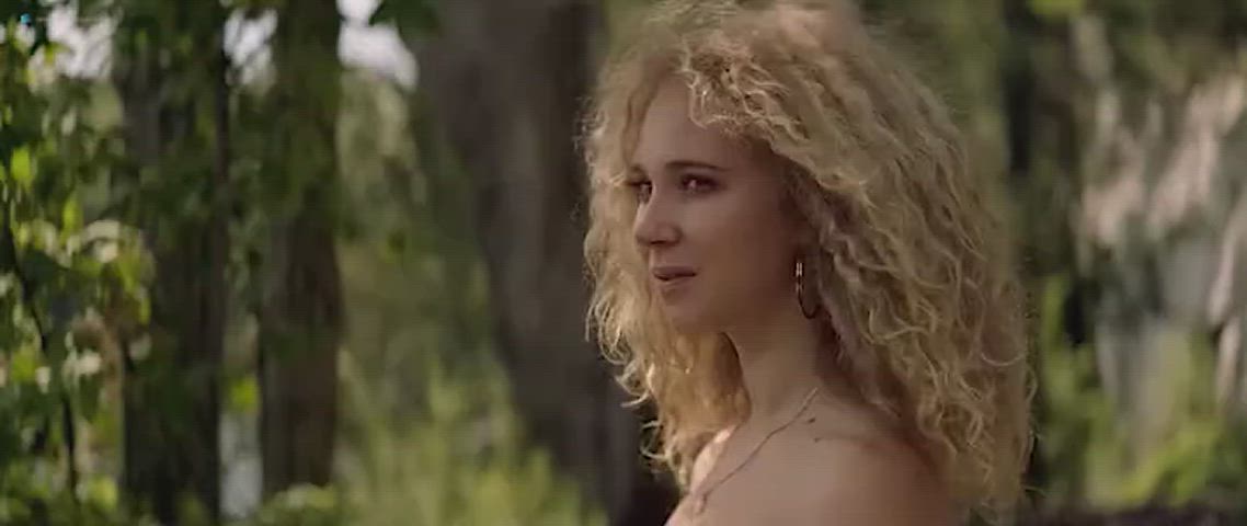 Juno Temple going for a swim