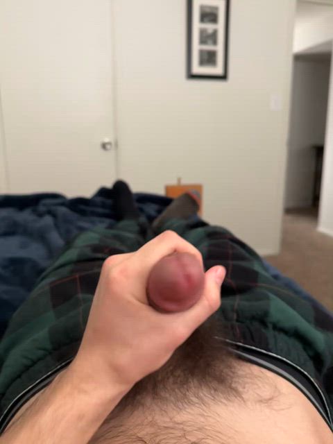 bed faphouse jerk off male masturbation precum solo clip