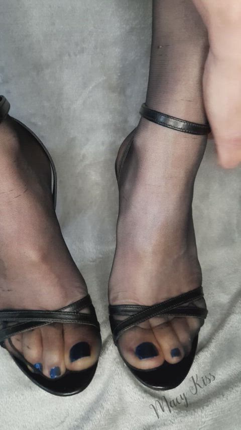 high heels nylons shoes clip