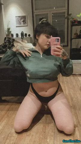 alt big tits busty emo goth mirror nsfw selfie teen clip