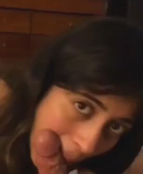 blowjob close up cute desi tongue fetish clip