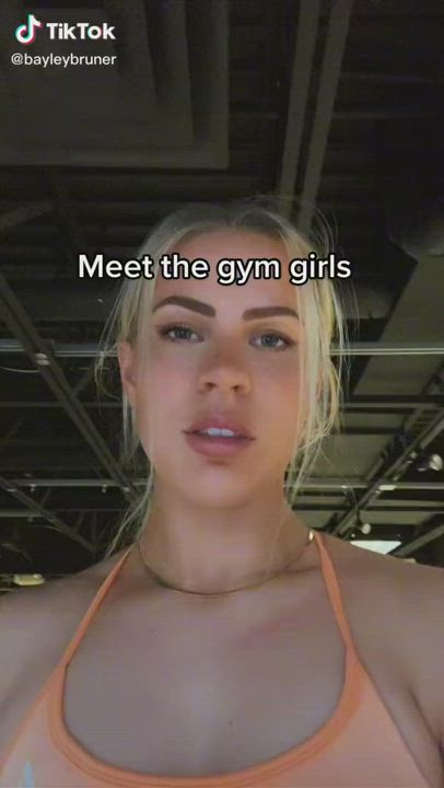 Fitness Gym Muscular Girl TikTok clip