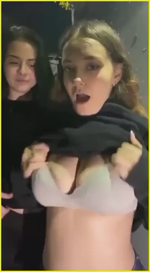 lesbian friends having fun