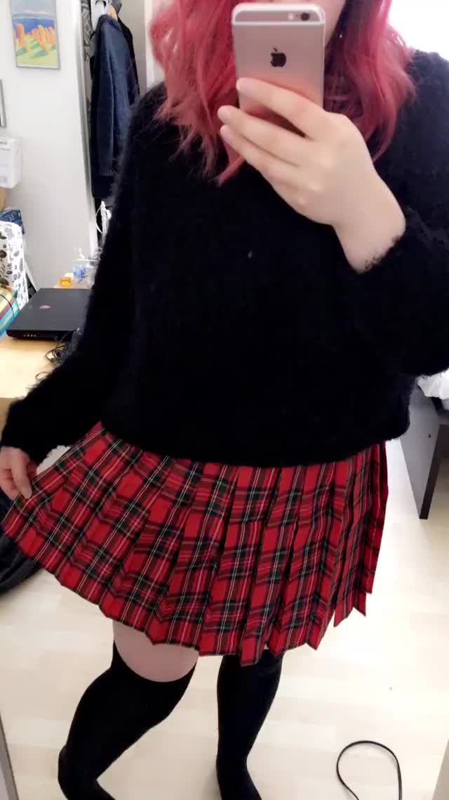 Skirt and sweater