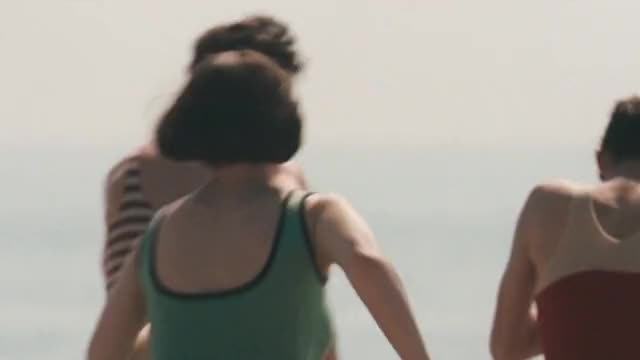 Hayley Atwell - Brideshead Revisited (2008) - running on beach (clothed sideboob