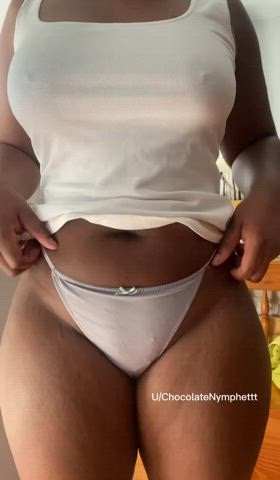18 years old ebony hourglass teen thick underwear clip