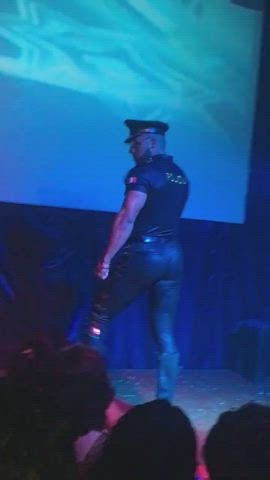 Big Ass CFNM Clothed Costume Gay Hispanic Nightclub Police Stripper Teasing clip