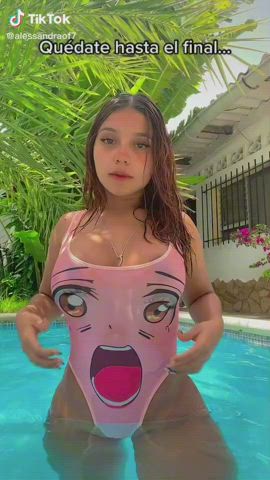Ass Bikini Dancing Pool Shaking Thong TikTok Twerking clip