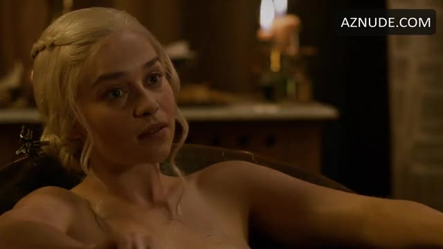 Emilia Clarke Breasts, Butt Scene  in Game Of Thrones