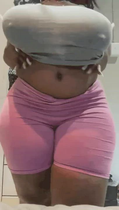 Big Tits Boobs Chubby Ebony Topless clip