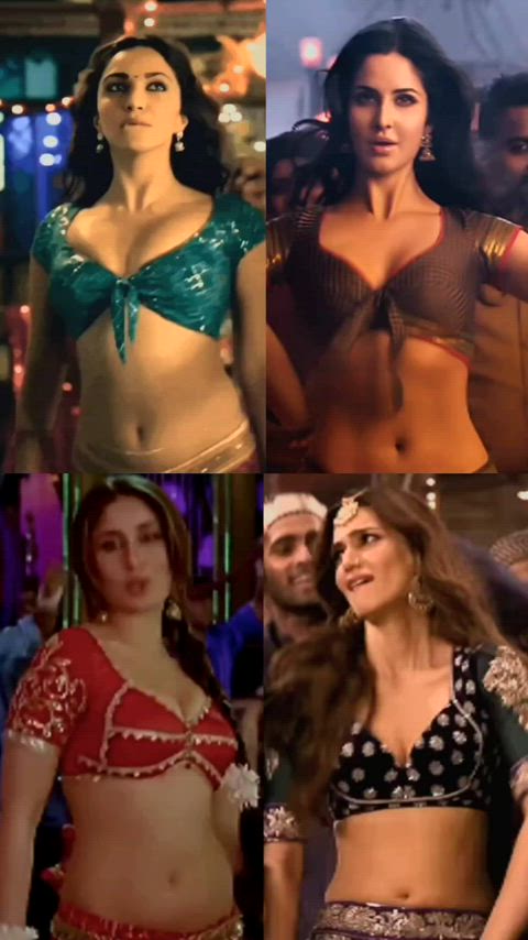 Choose a pair between these actresses where one will seduce you by dancing and other
