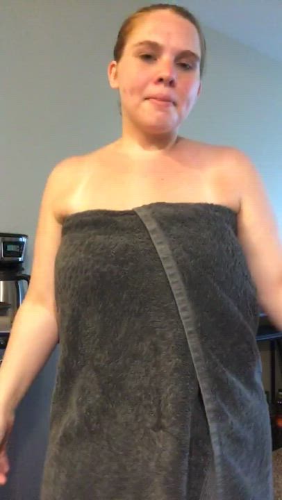 Fresh out of the shower. Help me get dirty again?