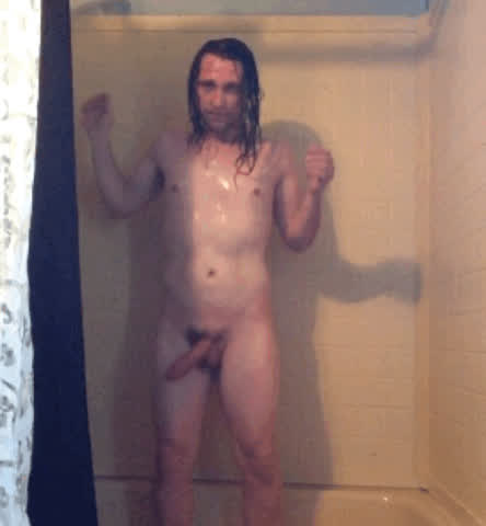 big dick cock cute shower sissy trans trans woman clip