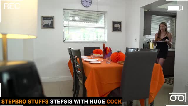 Stepbro Stuffs Stepsis With Huge Cock
