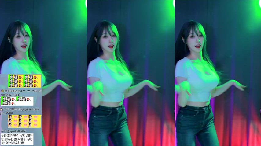 asian big tits dancing korean clip