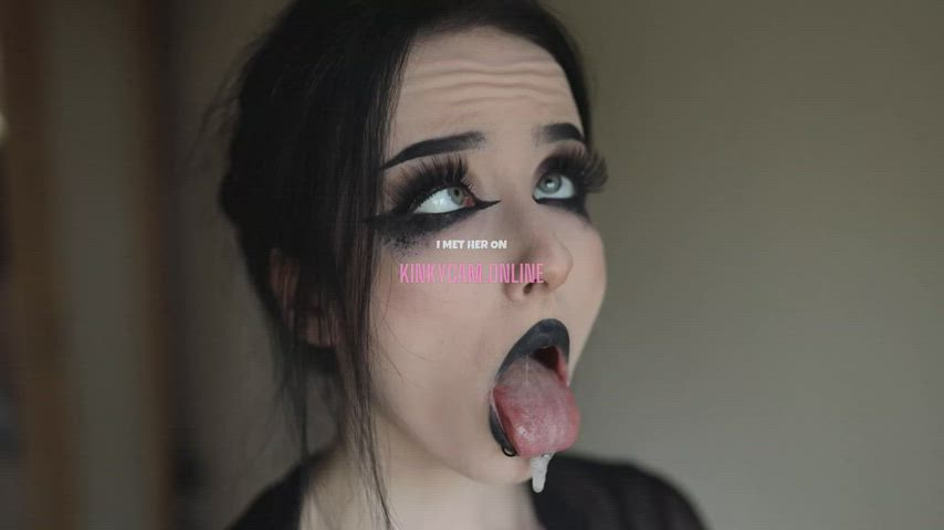 ahegao black angelica cute goth clip