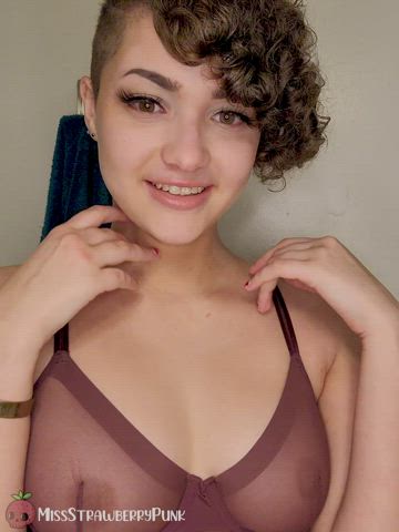 amateur bouncing tits cute onlyfans short hair small tits tits clip