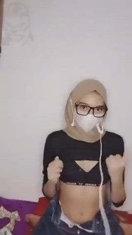 Arab Asian Hijab Malaysian Muslim Tease Teen Porn GIF by asiamostwanted