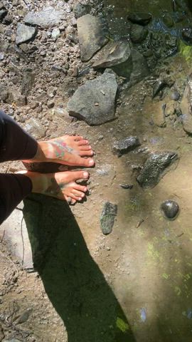 clothed dirty feet feet feet fetish outdoor tattoo tattooed clip