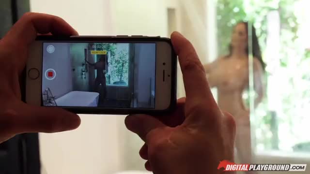 Ava Addams shower with stepson