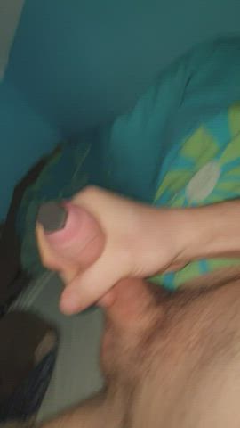 cumming hard and pushing my silicon screw out 😋