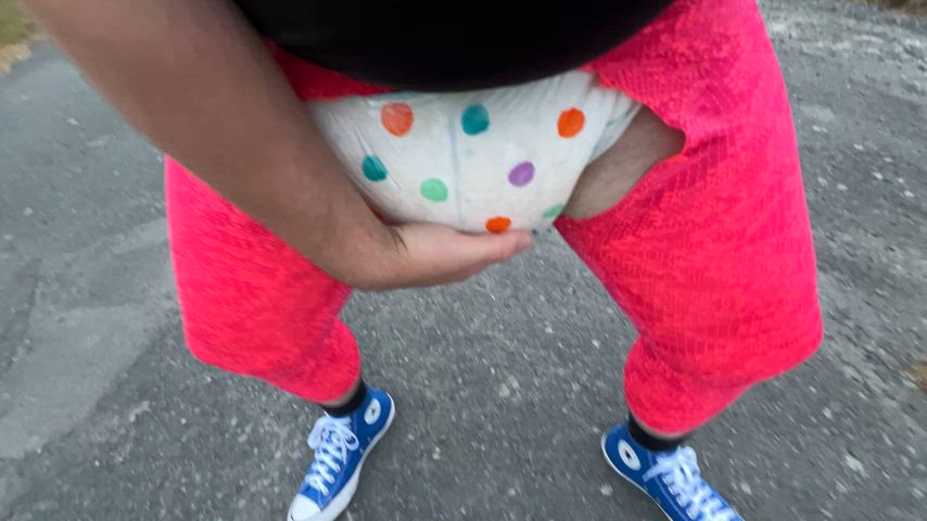 diaper exhibitionism exhibitionist outdoor public wet wetting r/caughtpublic exposed-in-public