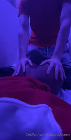 Ass Ebony Interracial Petite Spanking Squeezing Vertical clip