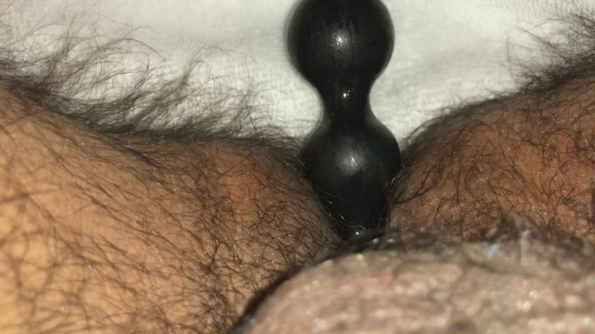 Wish i had one of your big cocks wrecking my hairy hole