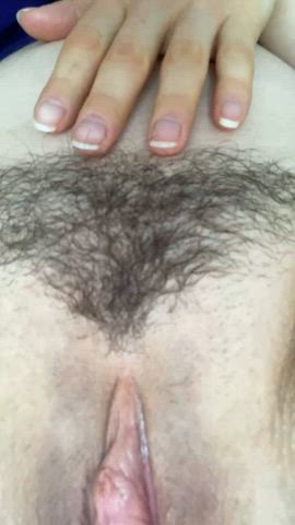 Want to run your fingers through my pussy hair?