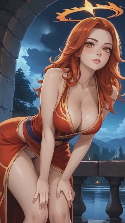 Lina from Dota 2 (Fan Art) by AiGody