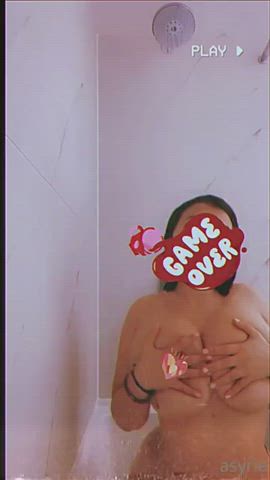 Big Ass Big Tits Latina NoFaceGirl OnlyFans Shower Tease Teasing Teen Wet clip