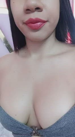 Lips Nipples Sensual Sex Tits Topless Webcam clip