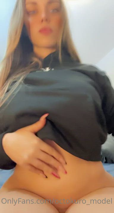 Big Tits Fake Tits Nipple Piercing Octokuro clip