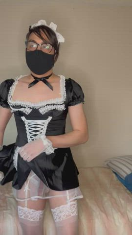 asian femboy maid clip