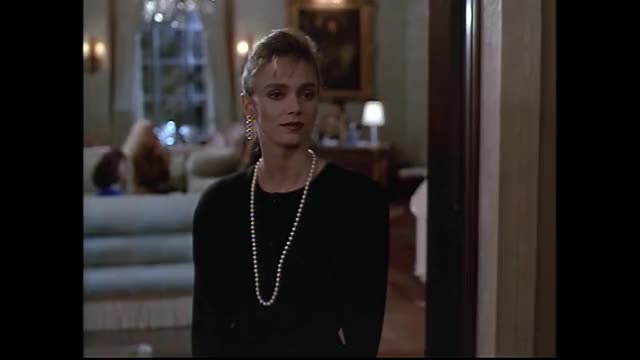 Vanessa Angel - The Equalizer (S3E14, 1988) - black dress, being hired as prostitute;