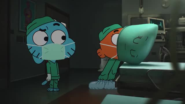 The Amazing World of Gumball Life Saving Elmore Biology Cartoon Network