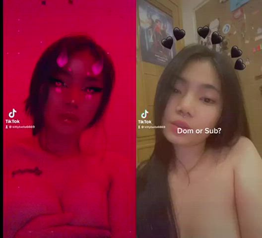 2 sides of my TikTok 💕