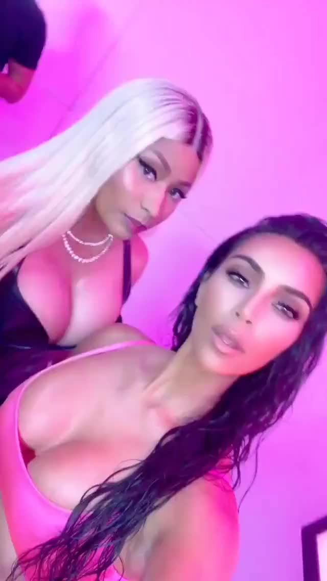 Kim Kardashian Nicki Minaj CelebJihad.com