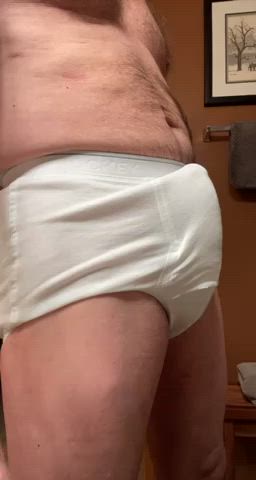 big dick cock daddy erection gay male masturbation masturbating underwear clip