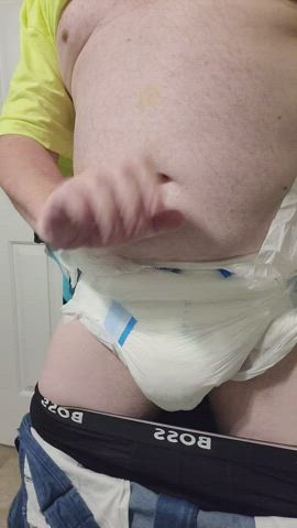 diaper gay pissing underwear stomach clip